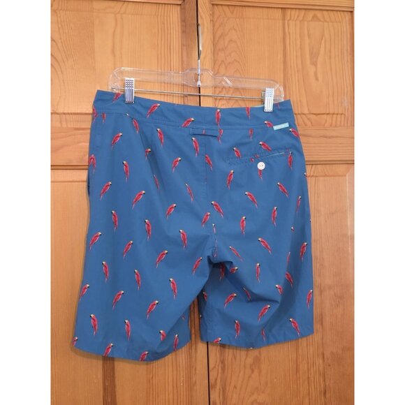 Bonobos‎ Swim Board Size 30 Shorts Toucan Parrots  9" Inseam - Picture 2 of 7